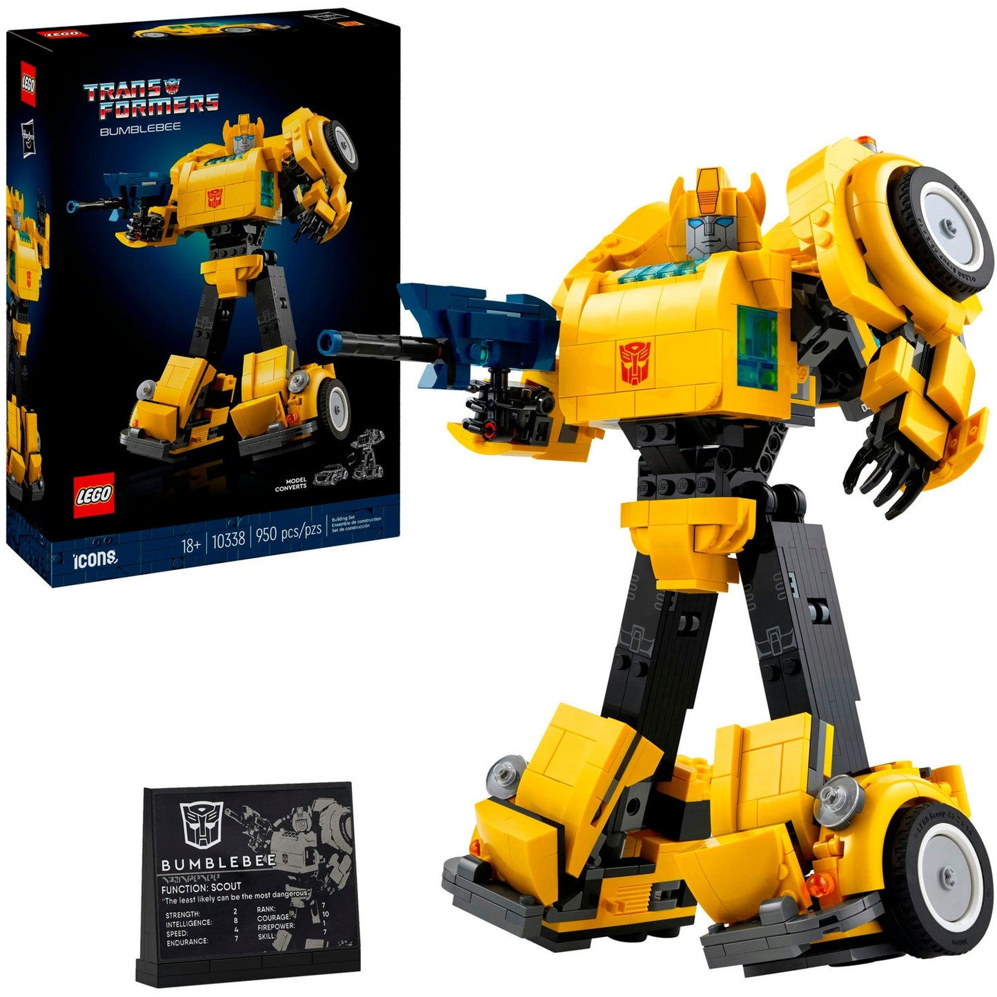 LEGO 10338 Icons Bumblebee, Konstruktionsspielzeug