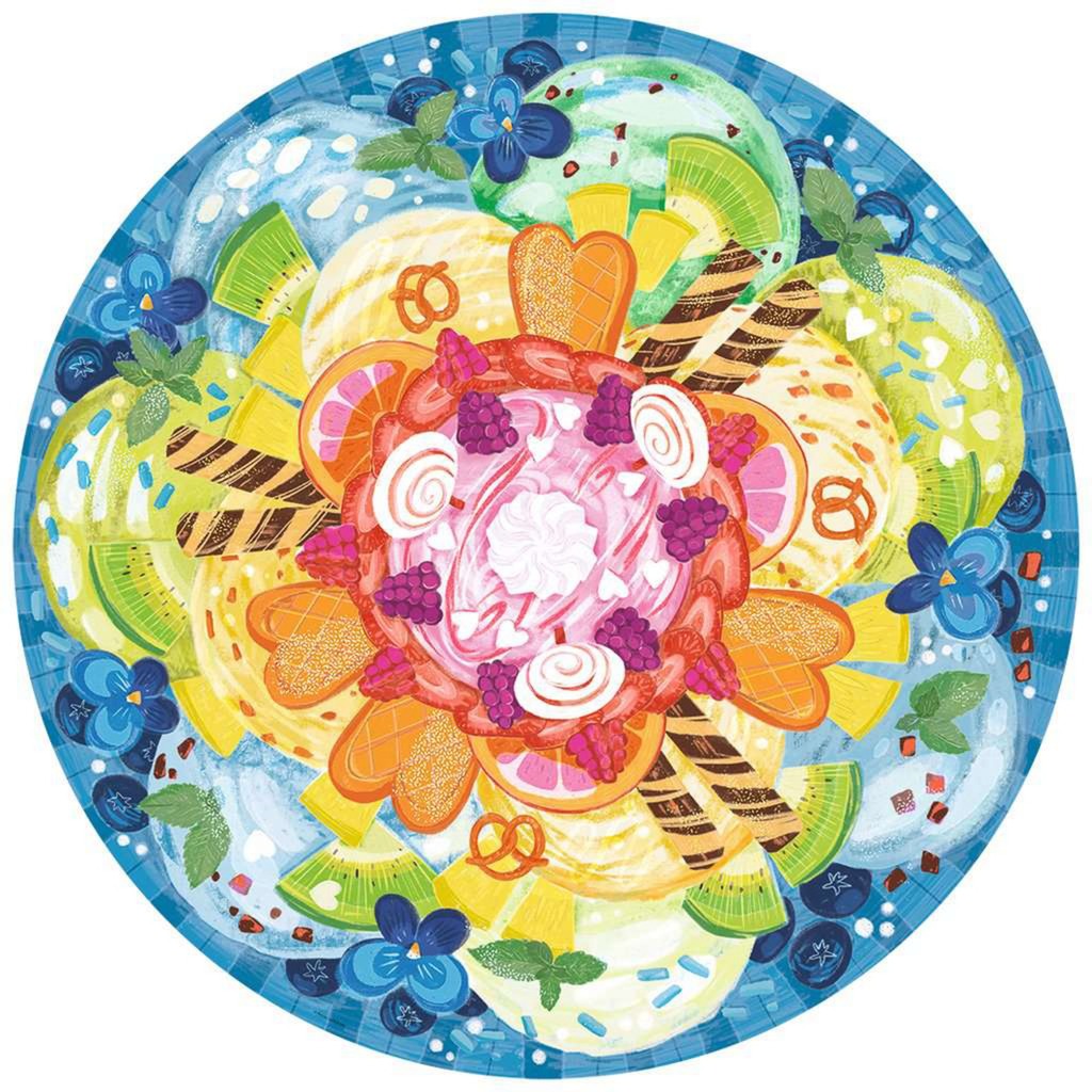 Ravensburger Puzzle Circle of Colors Ice Cream (Teile: 500)