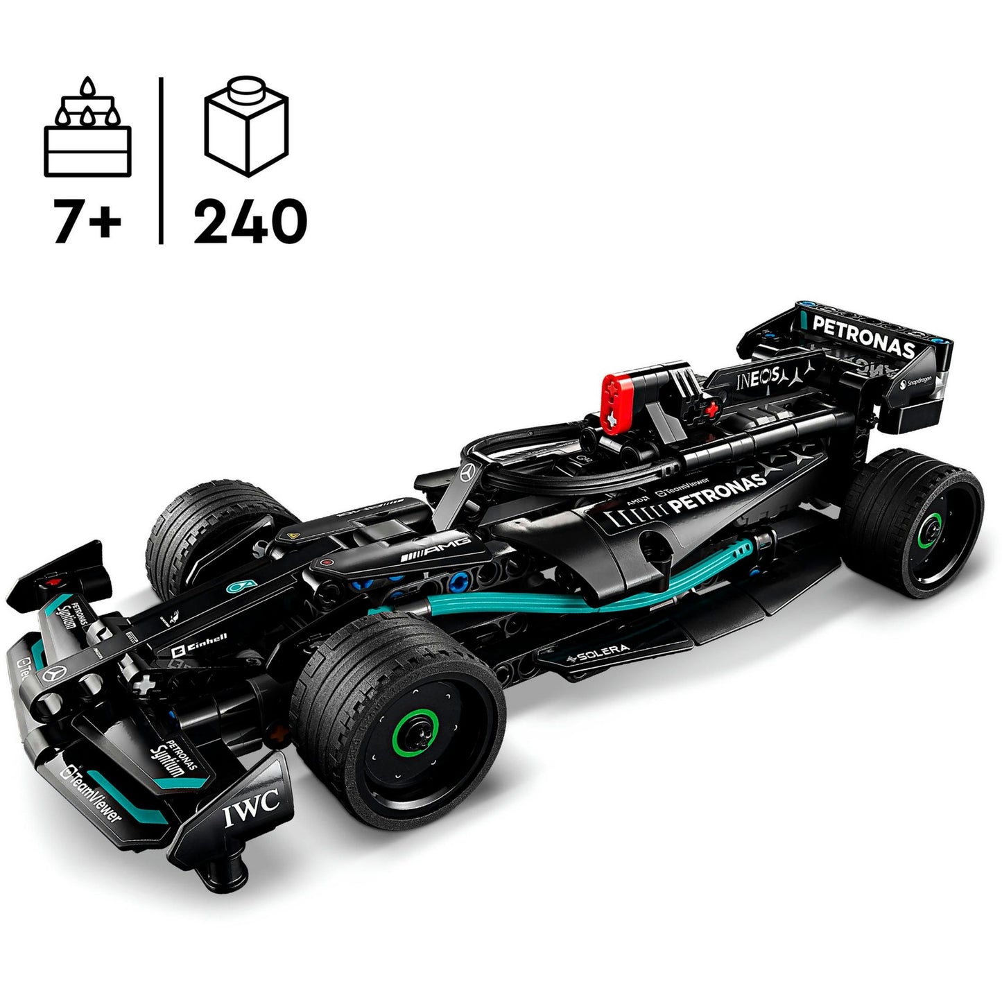 LEGO 42165 Technic Mercedes-AMG F1 W14 E Performance Pull-Back, Konstruktionsspielzeug