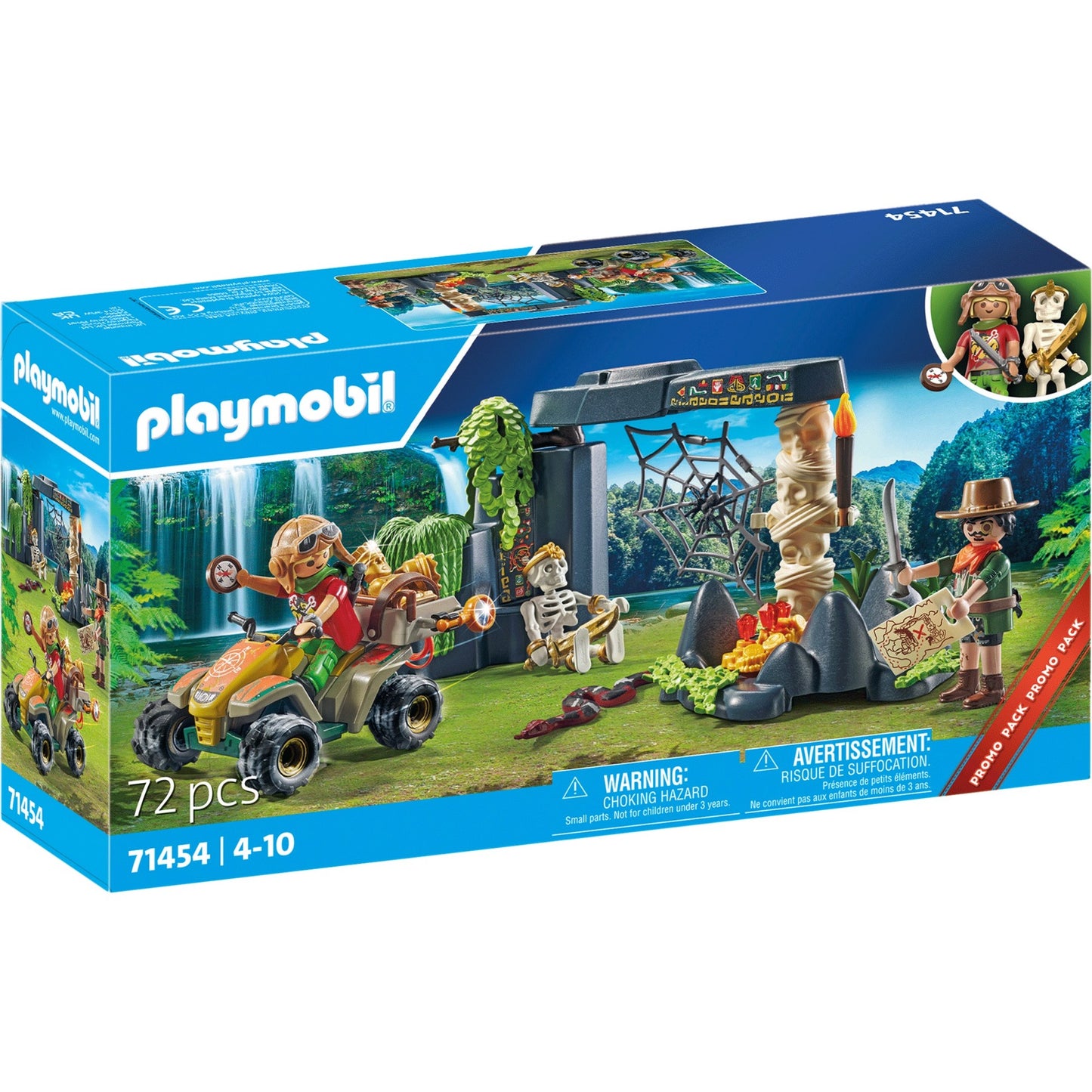 PLAYMOBIL 71454 Sports & Action Schatzsuche im Dschungel, Konstruktionsspielzeug