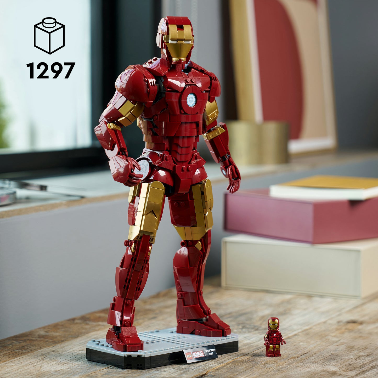 76344 Marvel Super Heroes Iron Man Mark 3 Sammleredition, Konstruktionsspielzeug