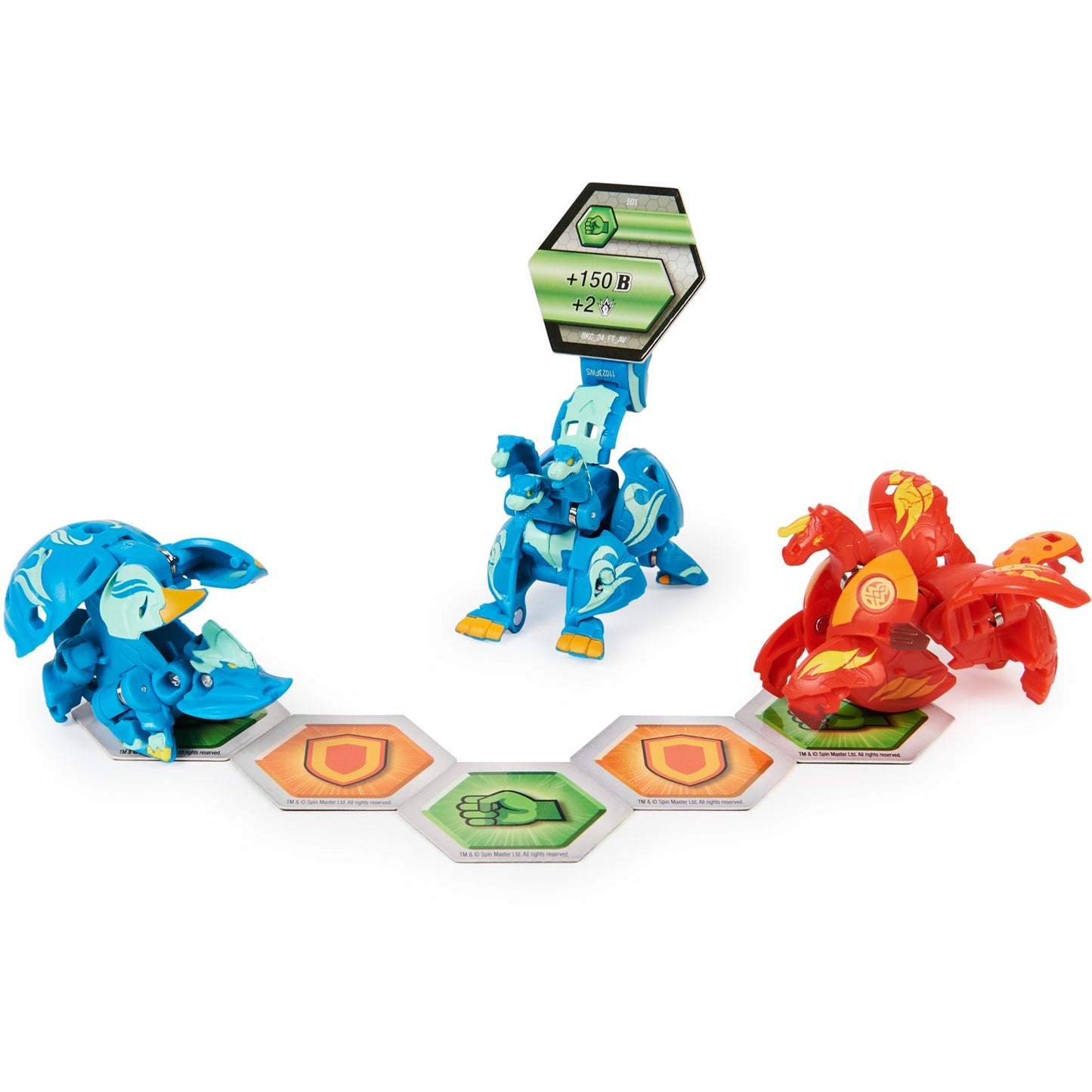 Spin Master Bakugan Evolutions Starter-Pack mit 3 Bakugan, Geschicklichkeitsspiel