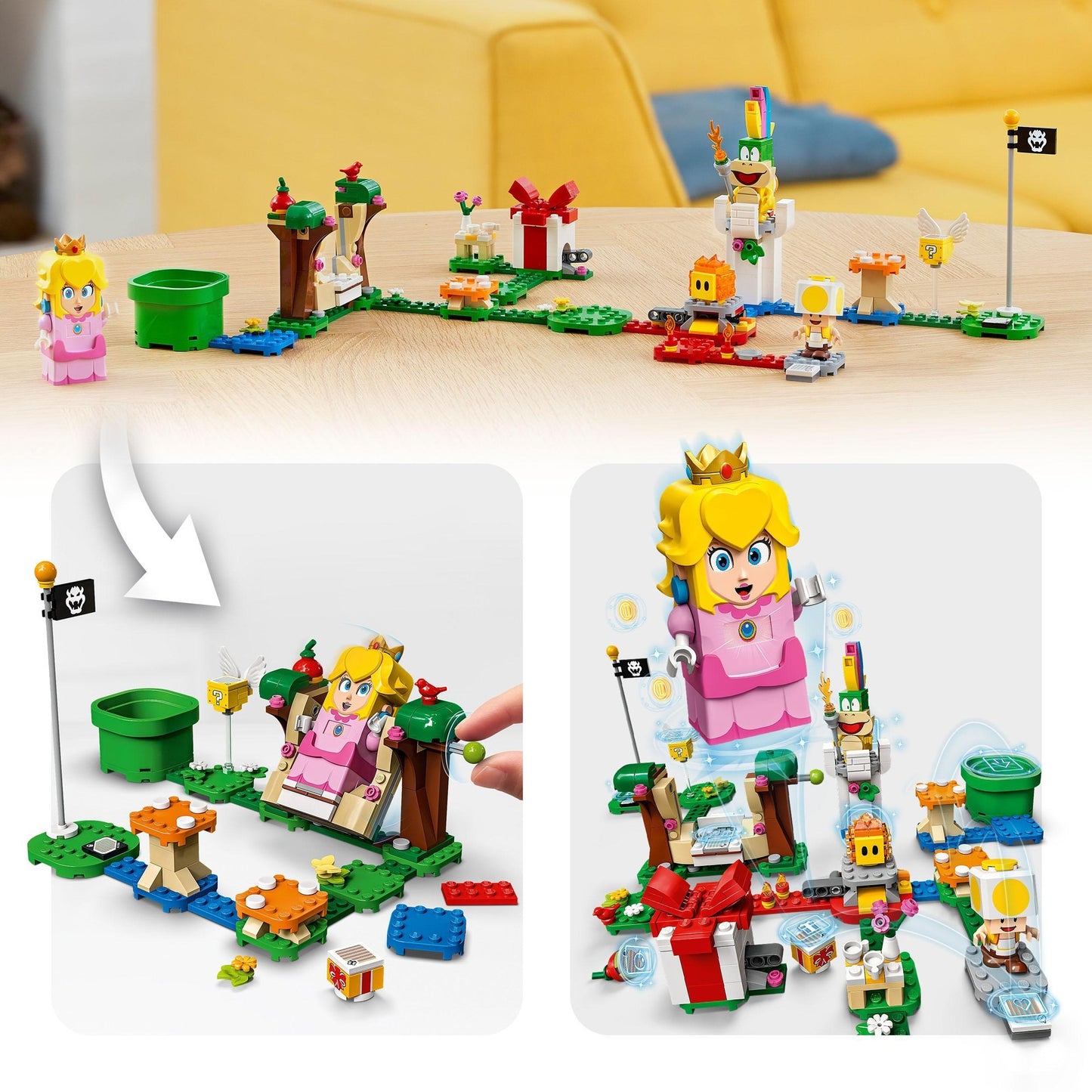 LEGO 71403 Super Mario Abenteuer mit Peach – Starterset, Konstruktionsspielzeug