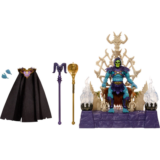 Mattel Masters of the Universer Masterverse Skeletor und Havoc Thron