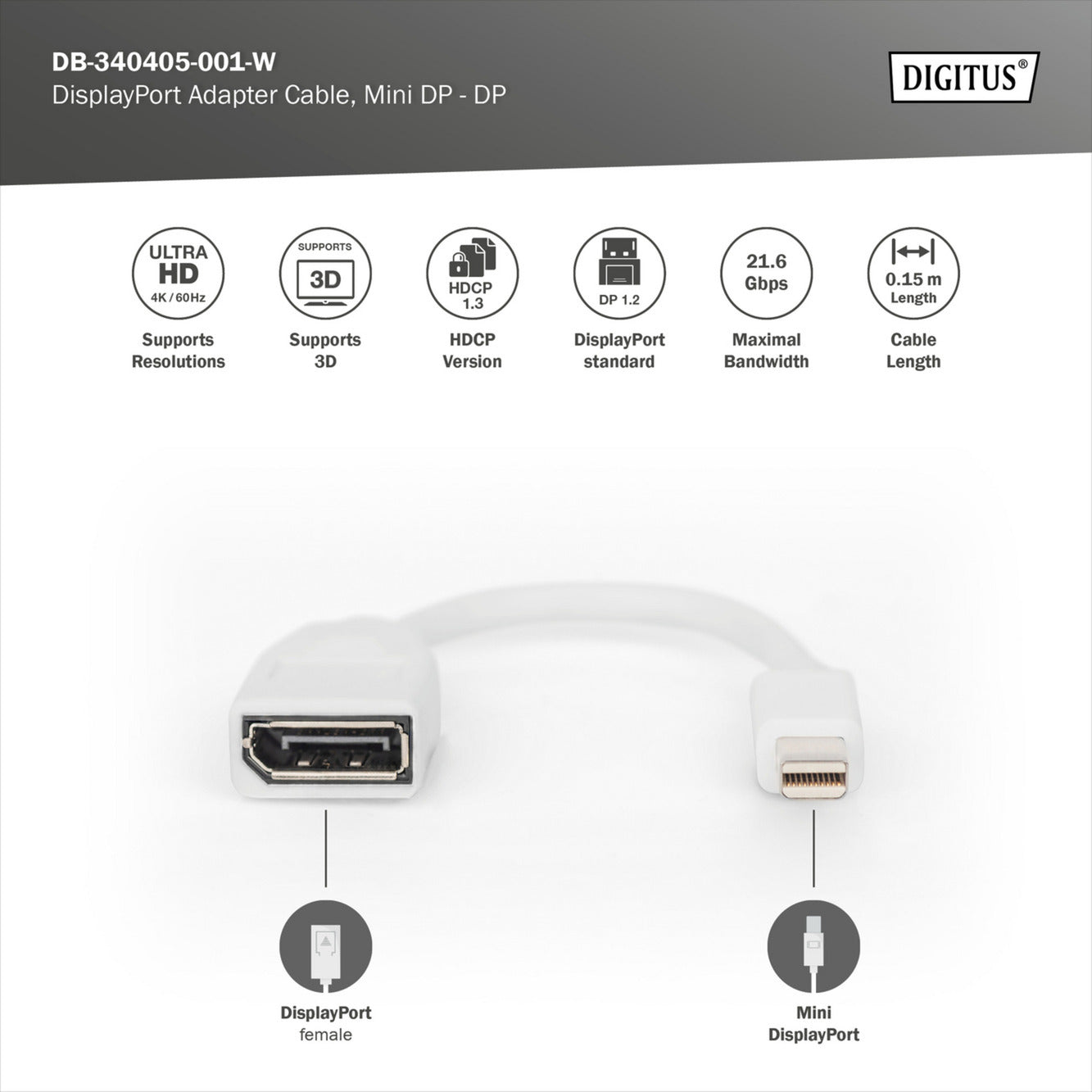 DisplayPort Adapterkabel