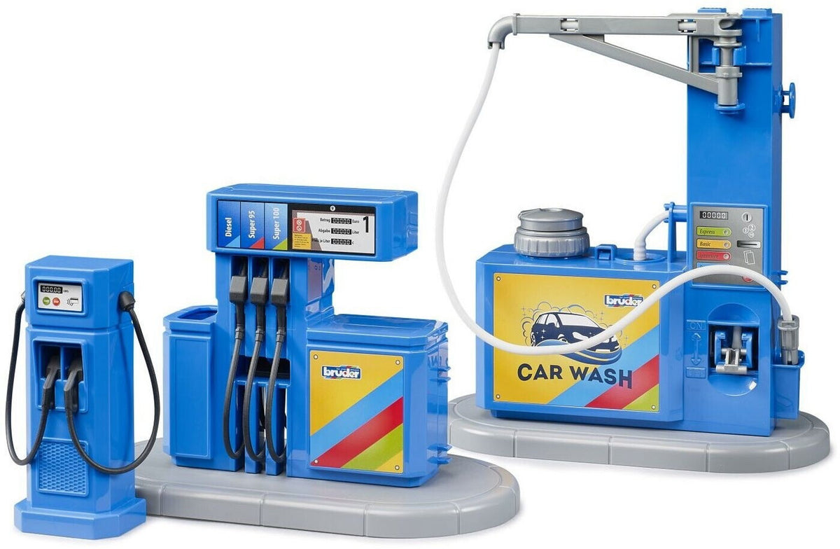 Zubehör Tankstelle mit Waschplatz