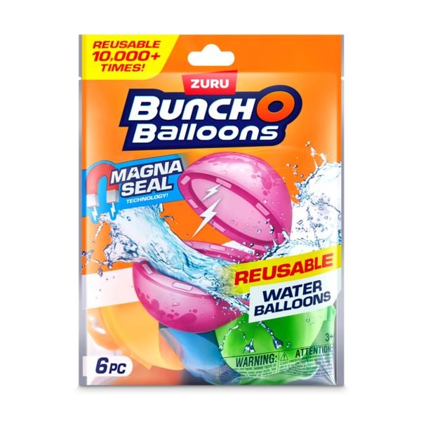Bunch O Balloons - Reusable Wasserballons 6er-Pack, Wasserspielzeug