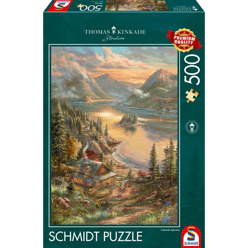 Schmidt Spiele Thomas Kinkade Studios: Pracht am Seeufer (500 Teile)