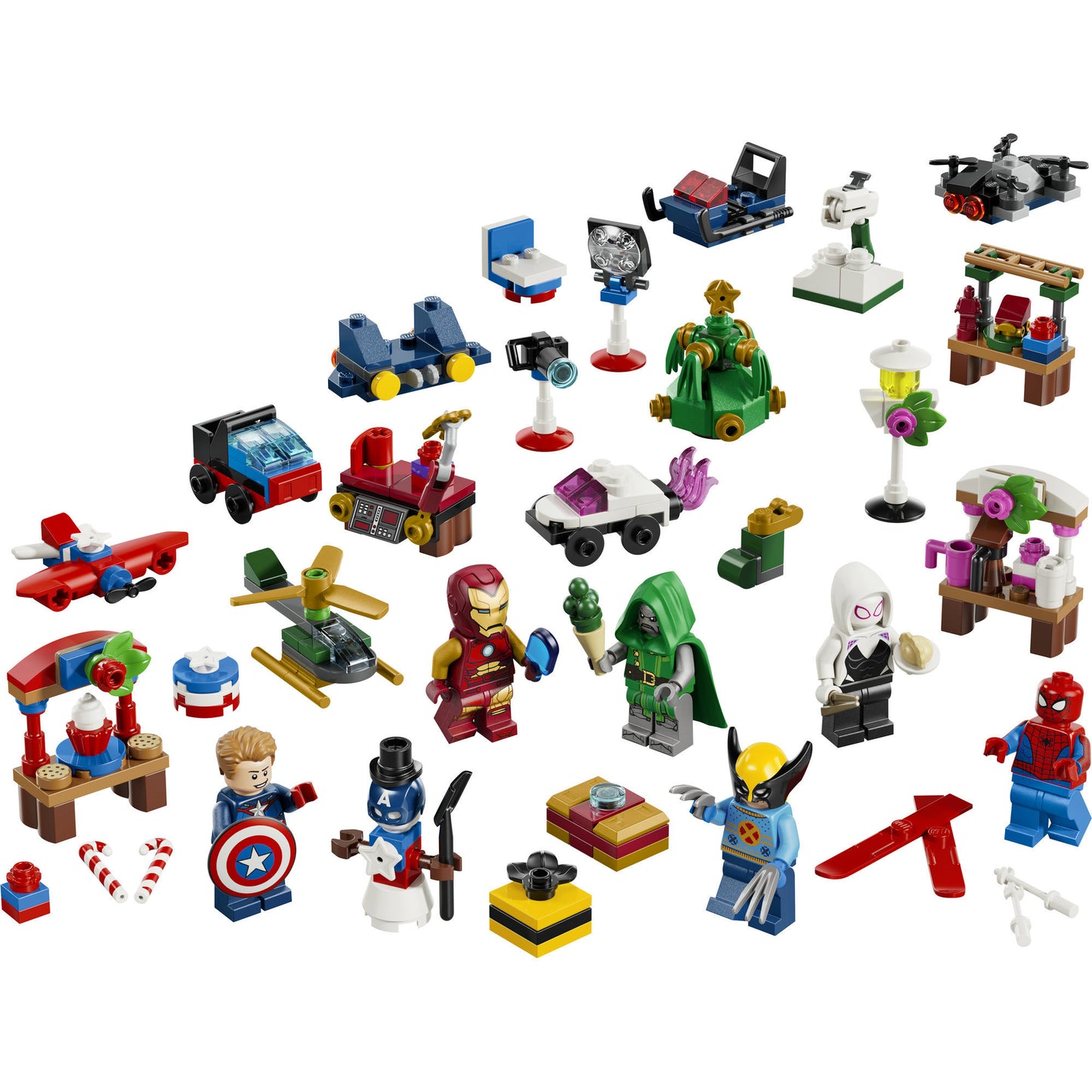 76340 Marvel Super Heroes Adventskalender 2026, Konstruktionsspielzeug