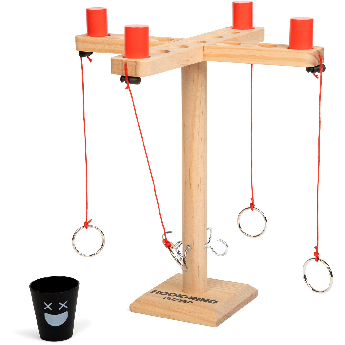 Buzzed 4-Way Hook & Ring, Partyspiel