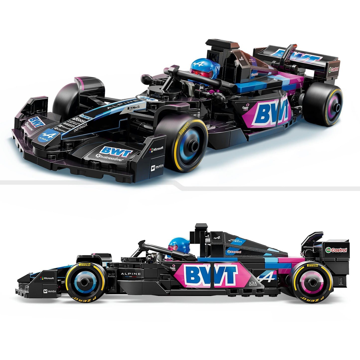 77248 Speed Champions BWT Alpine F1 Team A524 Rennauto, Konstruktionsspielzeug