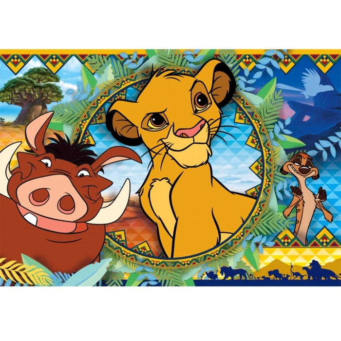 Clementoni Kinderpuzzle Supercolor - Disney Der König der Löwen (2x 60 Teile)