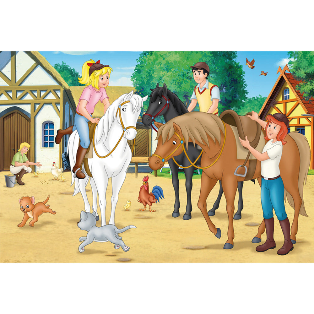 Bibi & Tina Puzzle-Box im Metallkoffer