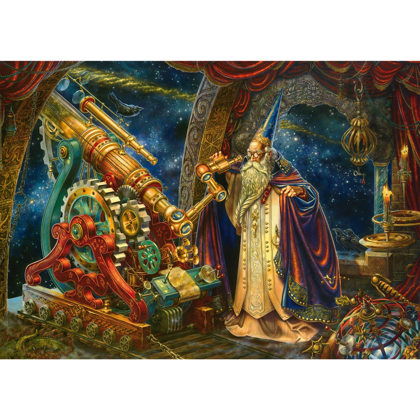 Der Astronom, Puzzle