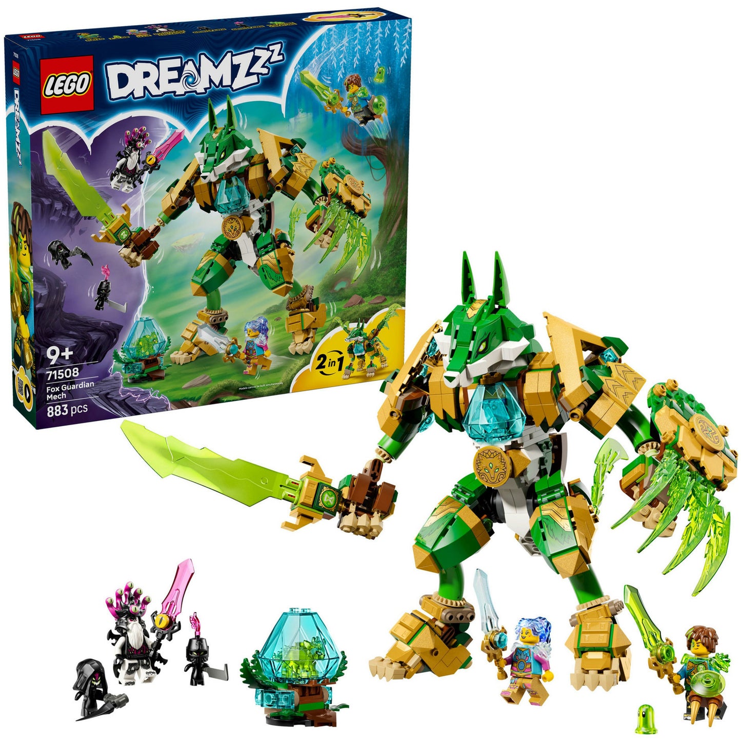 71508 DREAMZzz Fuchs-Wächtermech, Konstruktionsspielzeug