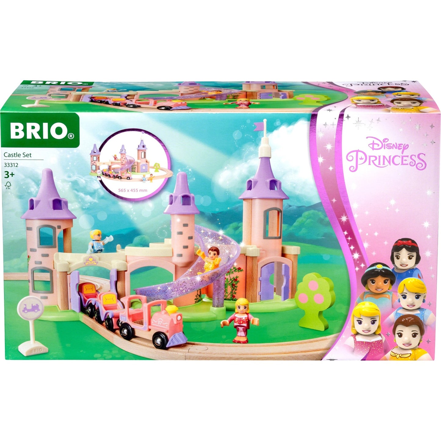 BRIO Disney Princess Traumschloss Eisenbahn-Set