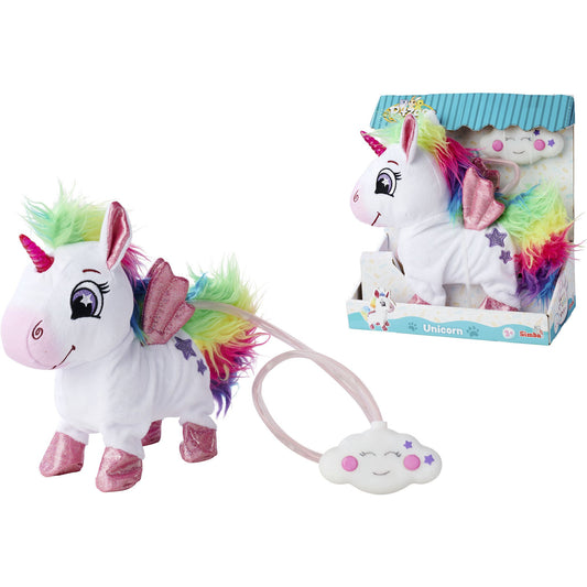 PetZoo - Rainbow Unicorn, Kuscheltier