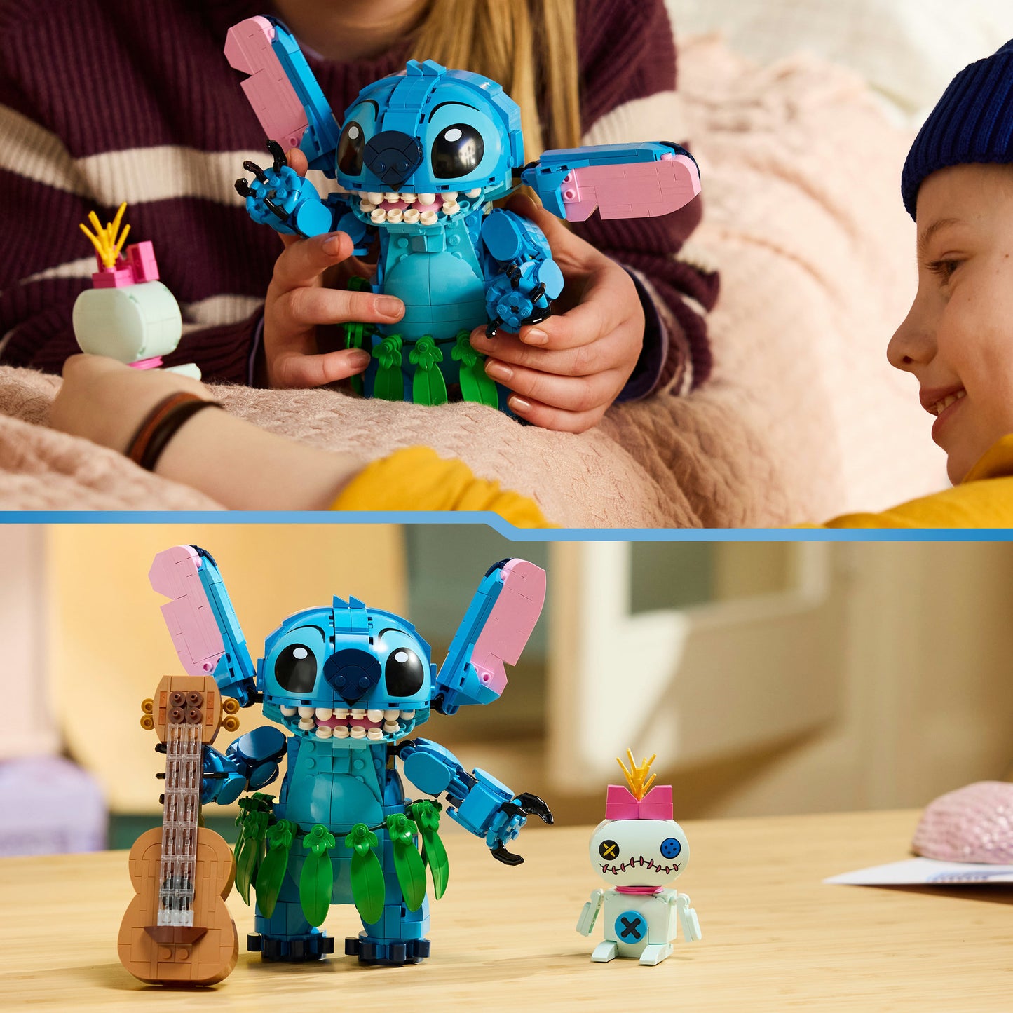 43296 Disney Classic Stitch und Scrump, Konstruktionsspielzeug