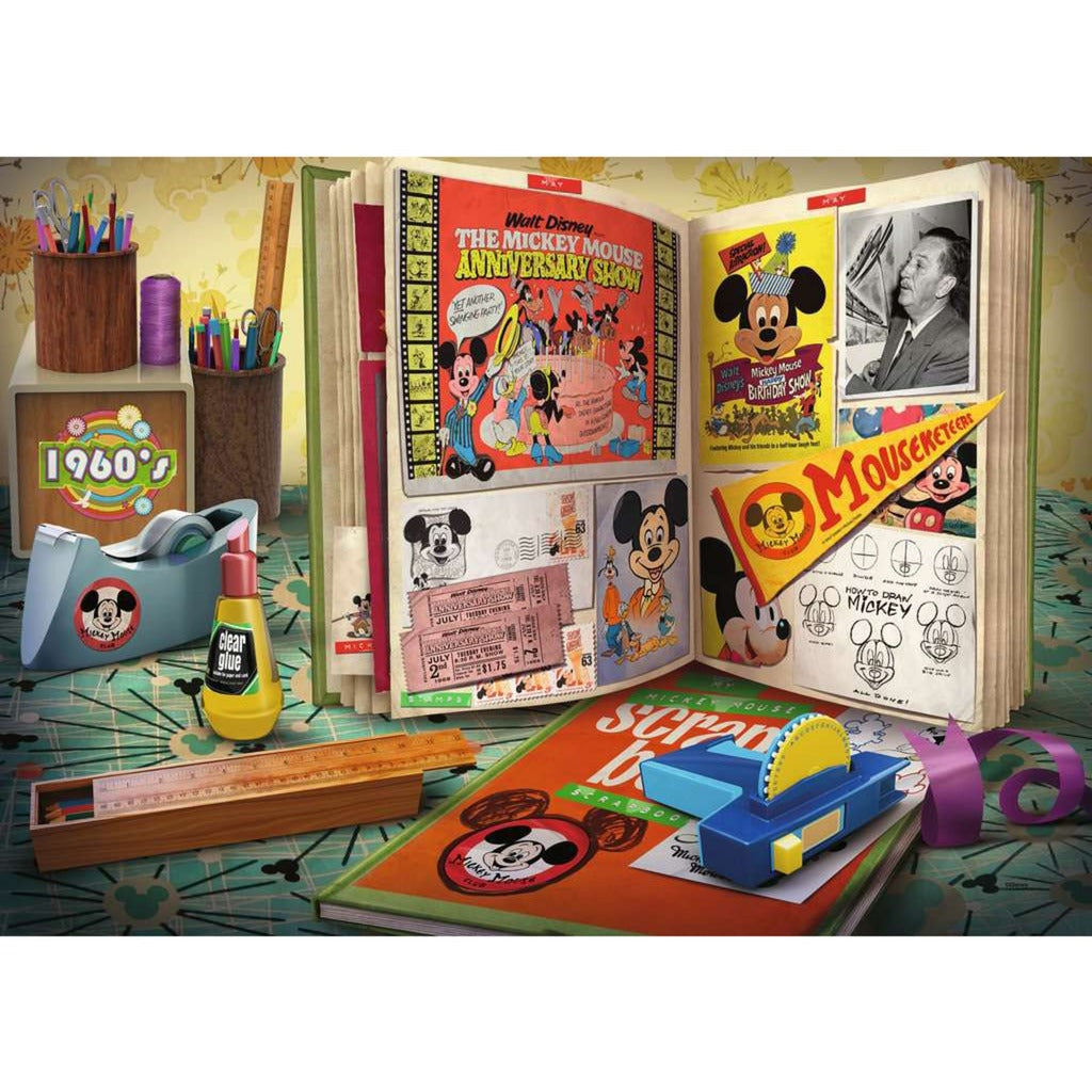 Ravensburger Puzzle 1960 Mickey Moments (1000 Teile)