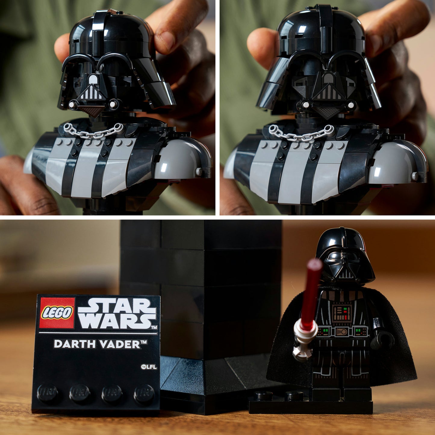 75439 Star Wars Darth Vader Büste, Baukasten