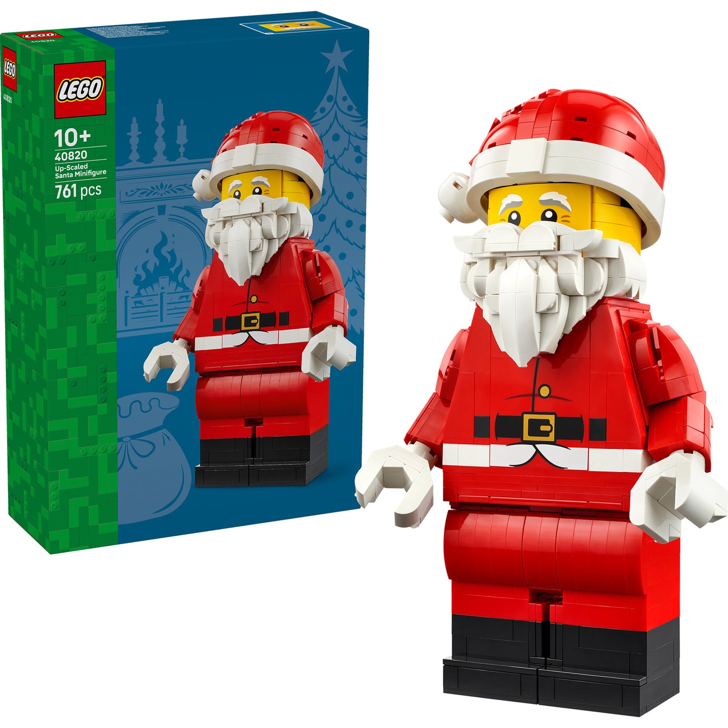40820 Grosse Weihnachtsmann-Minifigur, Konstruktionsspielzeug