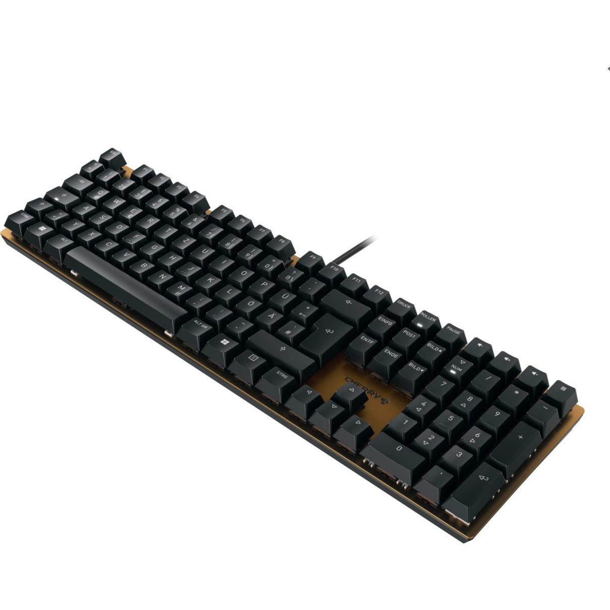 Cherry KC 200 MX (schwarz/bronze, DE-Layout, Cherry MX2A Brown)