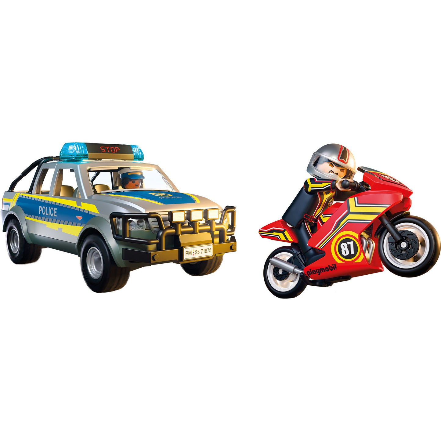 71875 City Action Verfolgungsjagd mit Polizei Pick-Up, Konstruktionsspielzeug