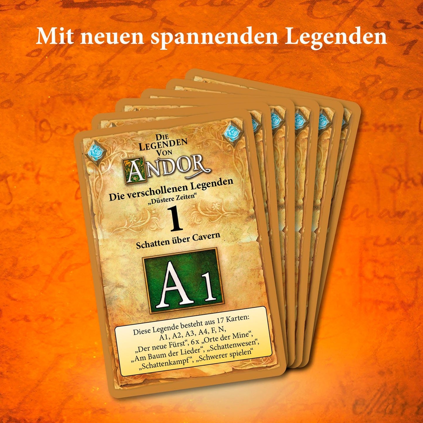 KOSMOS Die Legenden von Andor - Die verschollenen Legenden "Düstere Zeiten", Brettspiel