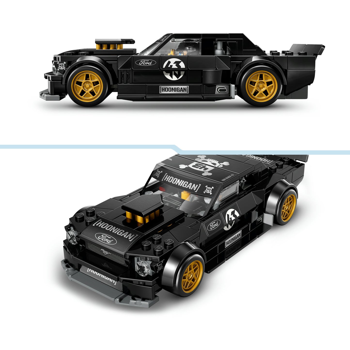 77262 Speed Champions Ken Blocks 1965 Ford Mustang Hoonicorn V1, Konstruktionsspielzeug