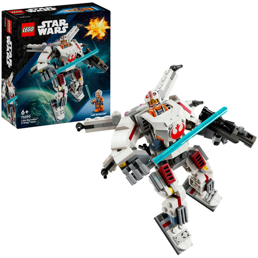 LEGO 75390 Star Wars Luke Skywalkers X-Wing Mech, Konstruktionsspielzeug