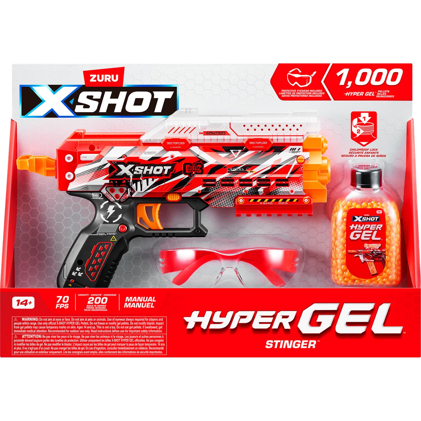 XSHOT - Hyper Gel Stinger Blaster, Gel-Blaster