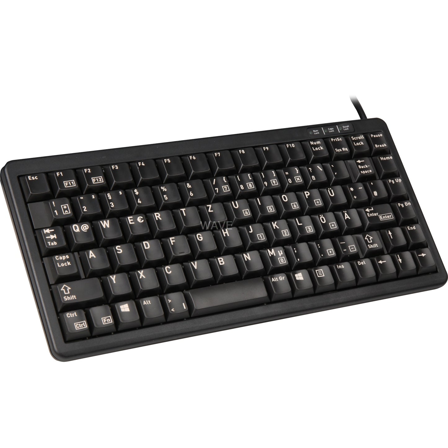 Cherry Slim G84-4100 Flach (schwarz, DE-Layout, Cherry Mechanisch)