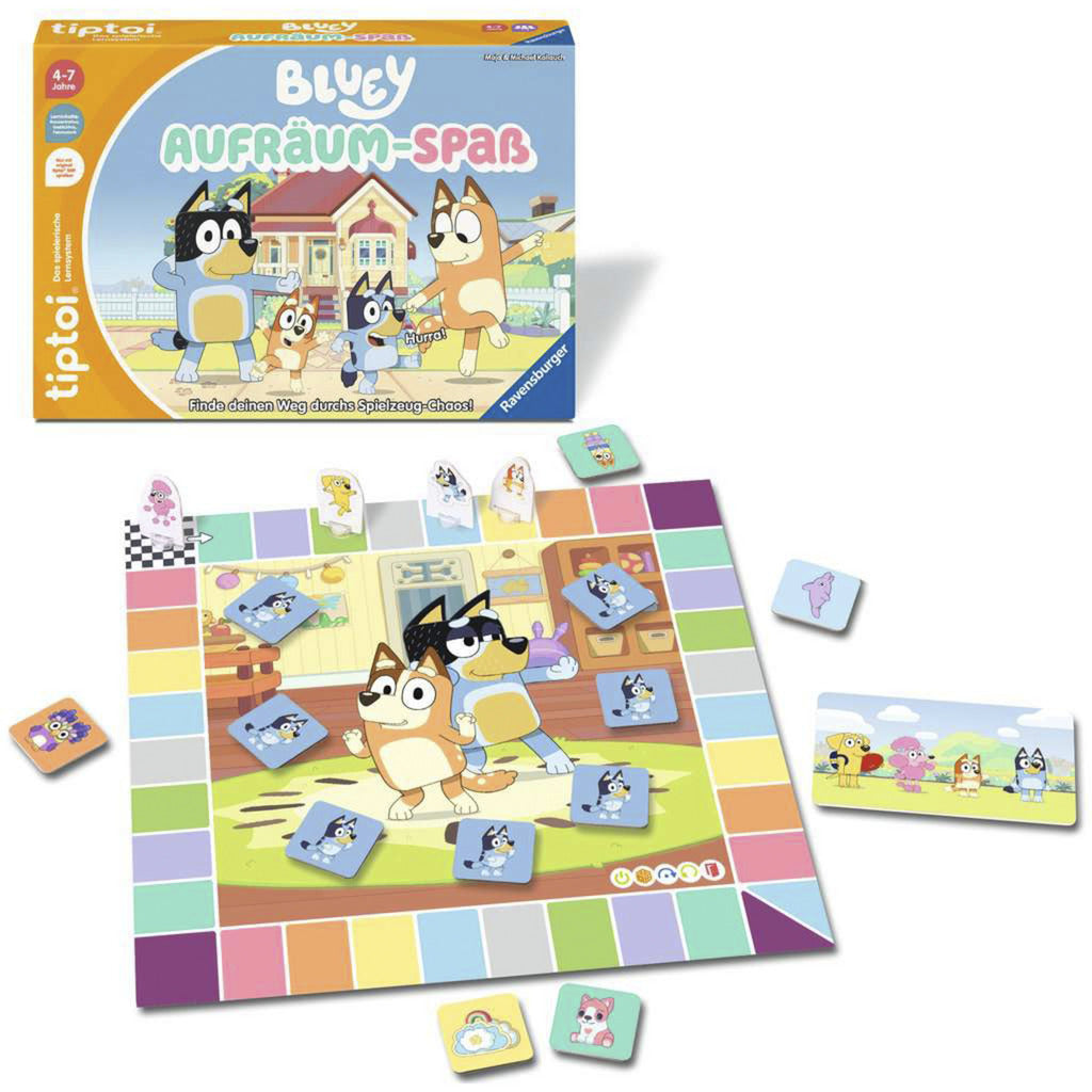 tiptoi Bluey Aufräum-Spass, Brettspiel