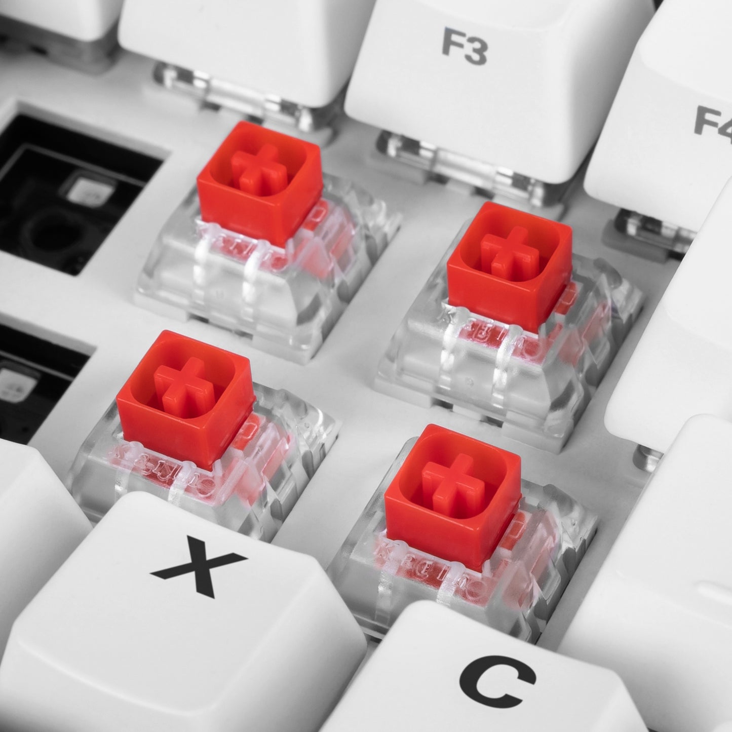 Sharkoon Kailh Box Red Switch-Set (rot/transparent, 35 Stück)