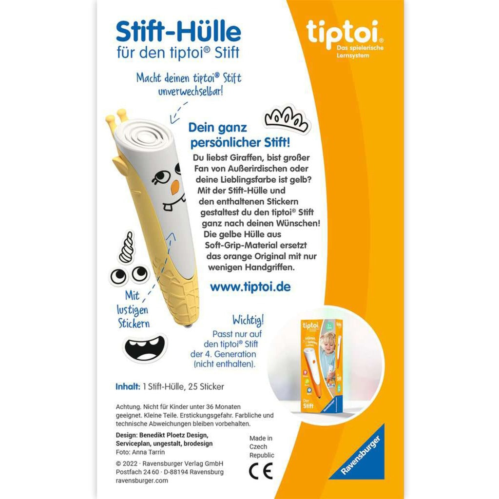 Ravensburger tiptoi Stift-Hülle zum Wechseln in gelb (gelb)