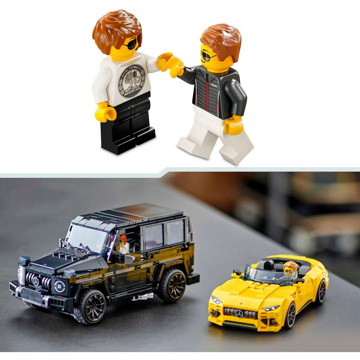 LEGO 76924 Speed Champions Mercedes-AMG G 63 & Mercedes-AMG SL 63, Konstruktionsspielzeug