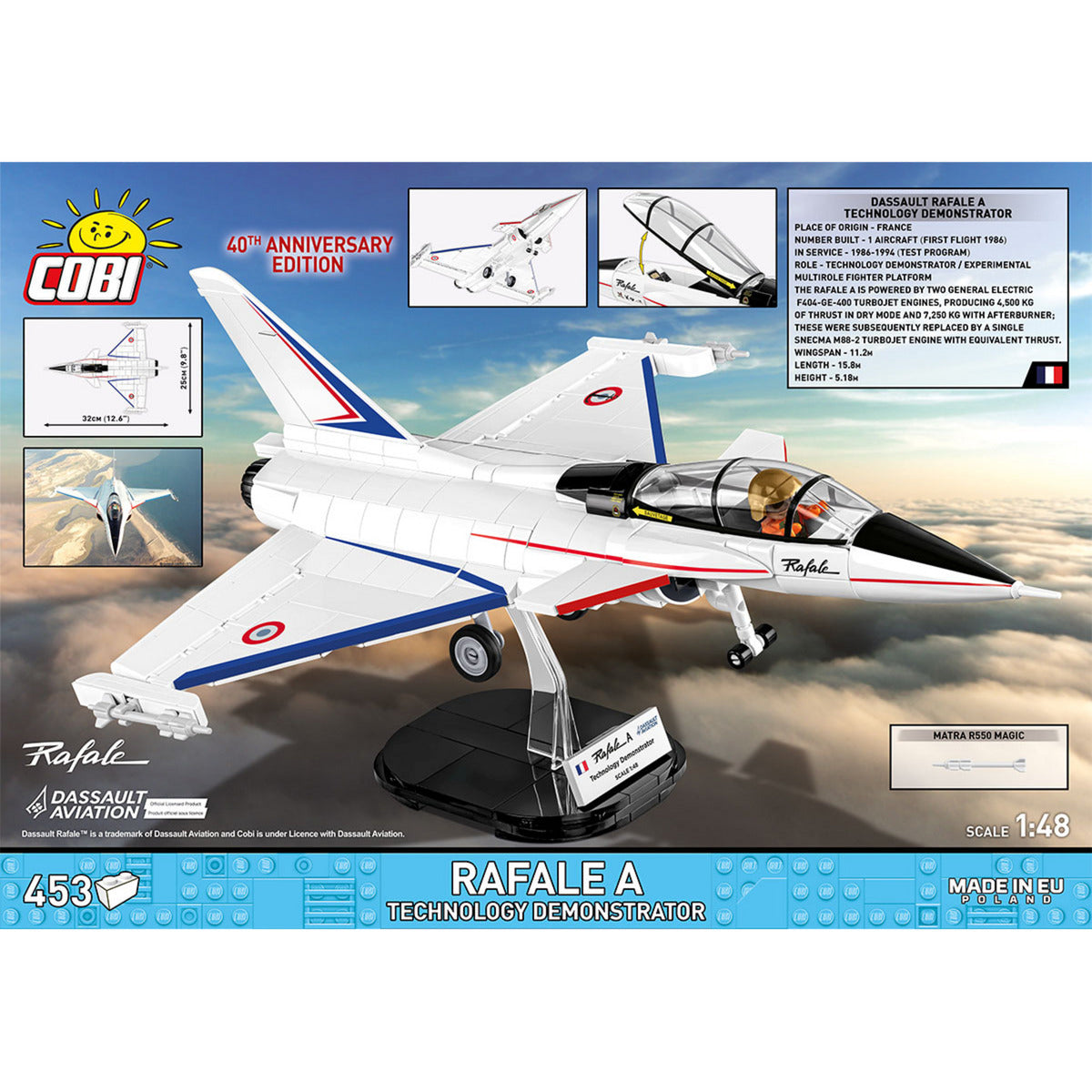 Rafale A Technology Demonstrator, Konstruktionsspielzeug