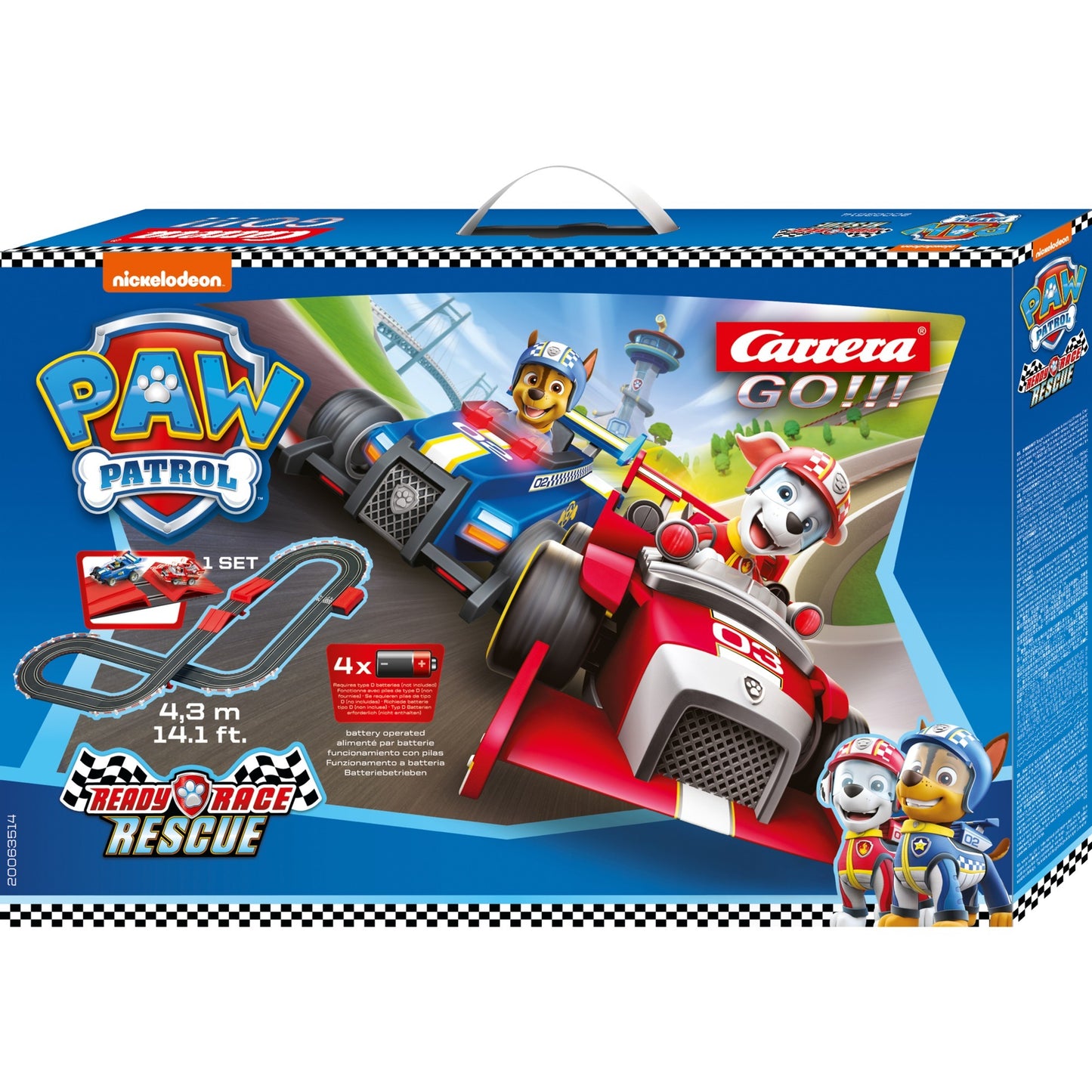 Carrera GO!!! PAW Patrol - Ready, Race & Rescue, Rennbahn