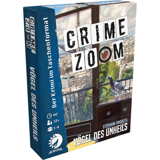 Asmodee Crime Zoom Fall 2: Vögel des Unheils, Kartenspiel