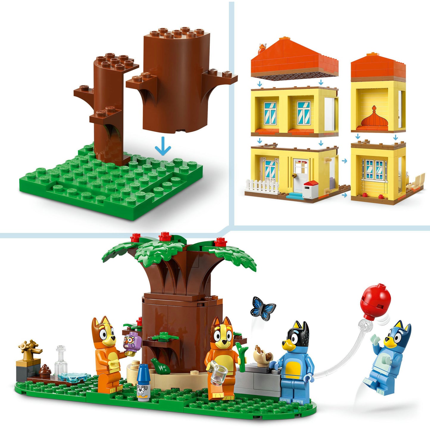11203 Bluey - Blueys Haus, Konstruktionsspielzeug
