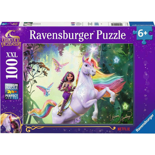 Kinderpuzzle Unicorn Academy - Sophia und Wildstar