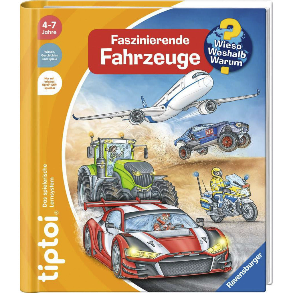 tiptoi Wieso? Weshalb? Warum? Faszinierende Fahrzeuge, Lernbuch