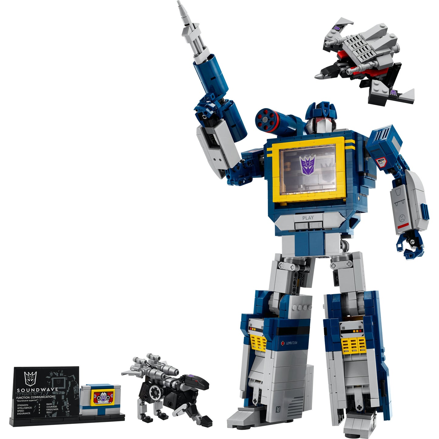 10358 Icons Transformers: Soundwave, Konstruktionsspielzeug