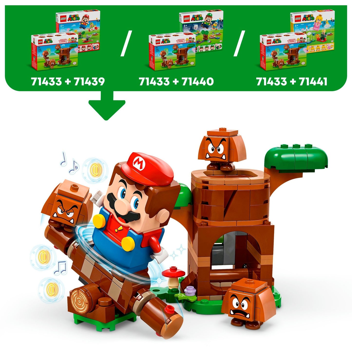 LEGO 71433 Super Mario Gumba-Spielplatz, Konstruktionsspielzeug