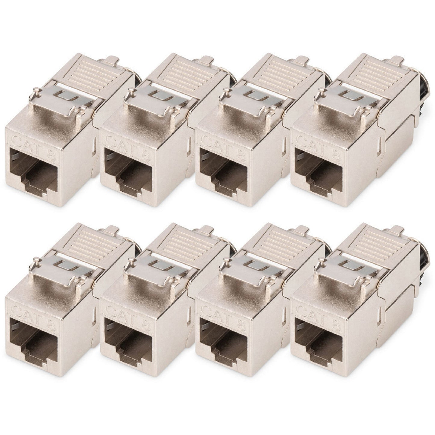 Keystone-Modul Cat. 8.1, geschirmt, 8 Stück