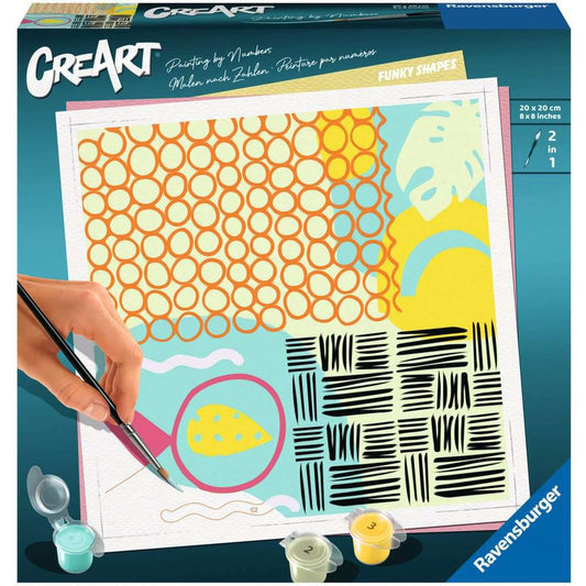 Ravensburger CreArt - Funky Shapes, Malen