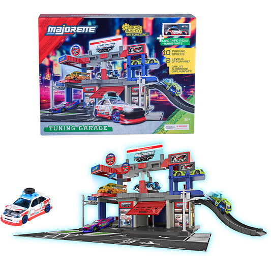 Legends Tuning Garage inkl. 1 Fahrzeug, Spielgebäude