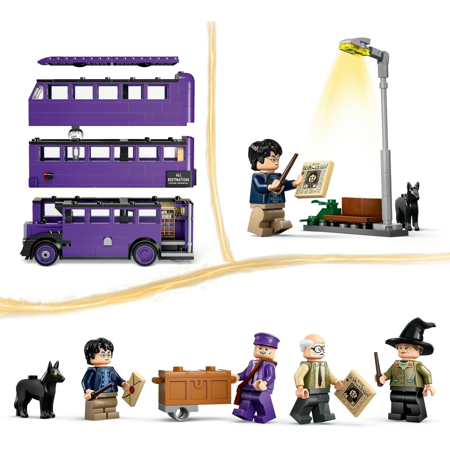 76446 Harry Potter Abenteuer mit dem Fahrenden Ritter, Konstruktionsspielzeug