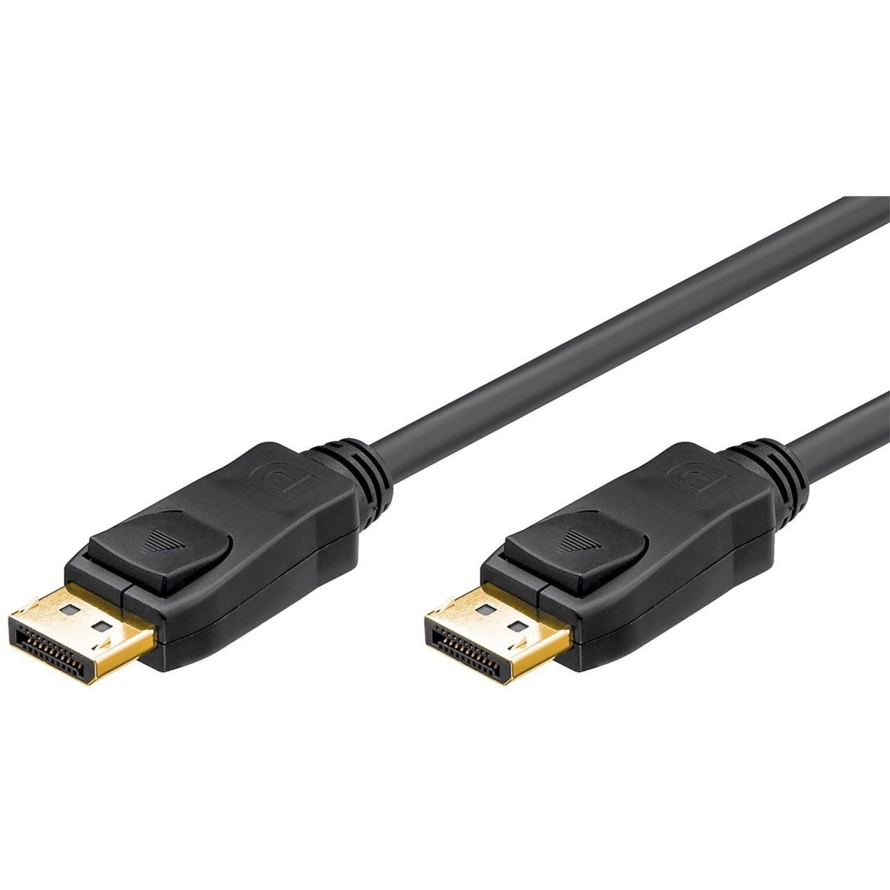 Goobay DisplayPort 1.2 Verbindungskabel (schwarz, 2 Meter)