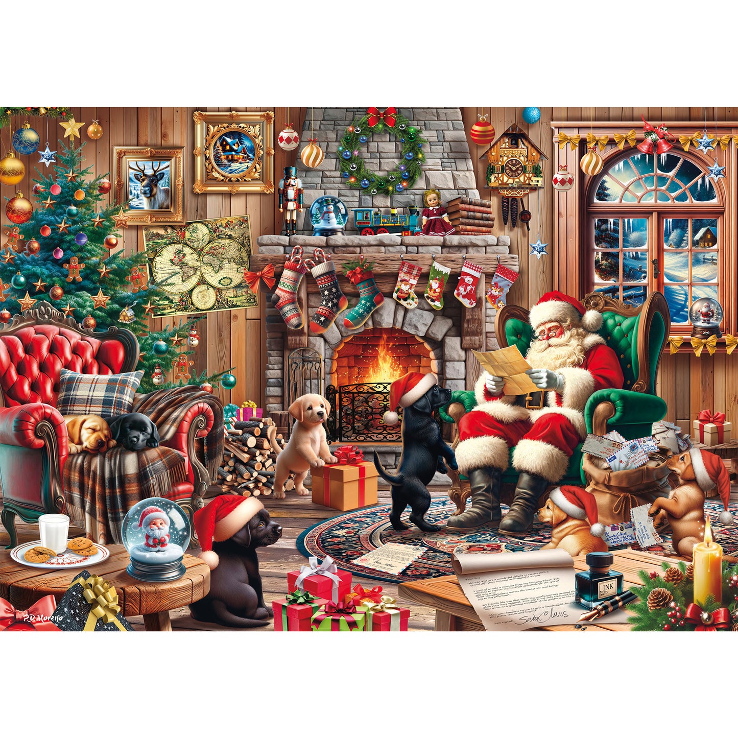 Gemütliche Weihnachten, Puzzle